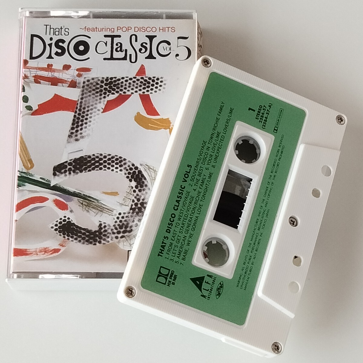 【カセットテープ】THAT'S DISCO CLASSIC VOL.5(25B4-57)ザッツ・ディスコ・クラシック/ALFA/POP DISCO HITS/VOYAGE/BOYS TOWN GANG_画像1