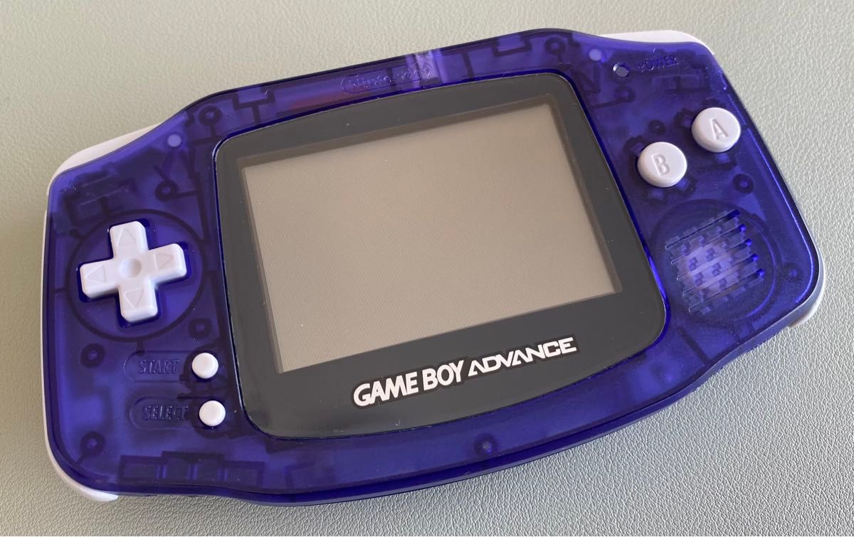 美品 動作確認 ゲームボーイアドバンス ミッドナイトブルー 本体 トイザらス限定 Nintendo GBA