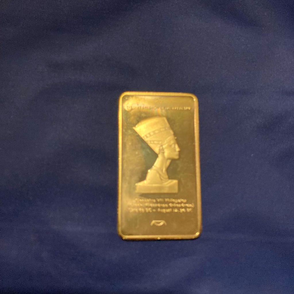 1円スタート ゴールド インゴット 18K Gold Plated 18KGP 鍍金 レプリカ アンティーク コイン 5の画像1