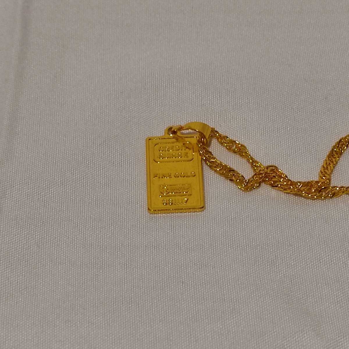 1円スタート エリザベス コインデザイン ネックレス 18K Gold Plated 18KGP 鍍金 ゴールド 45-48㎝ ペンダント necklace レディース 141の画像6