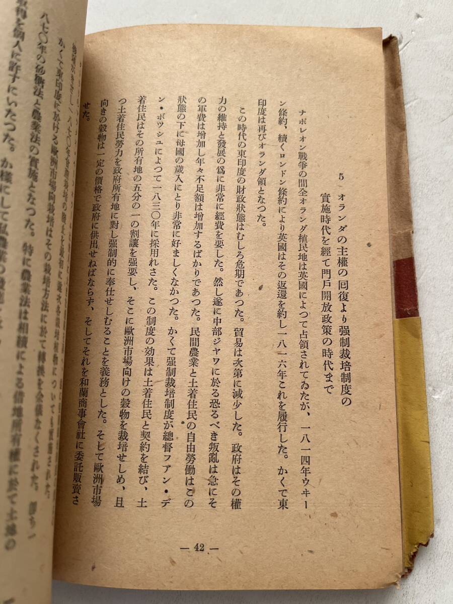 戦時下『東印度』財団法人 日本拓殖協会編/日本拓殖協会南方叢書/越後屋書房/昭和18年 スマトラ ジャワ セレベス 南方共栄圏 大東亜戦争の画像6