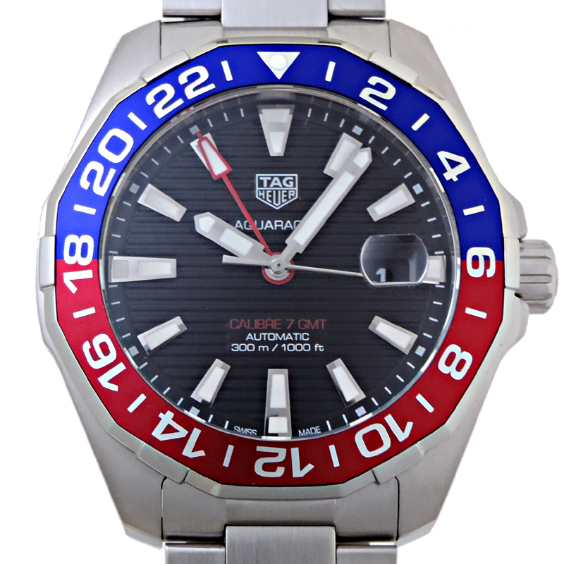 [. talent head office ]TAG HEUER TAG Heuer Aquaracer GMT WAY201F.BA0927 wristwatch men's DH80635