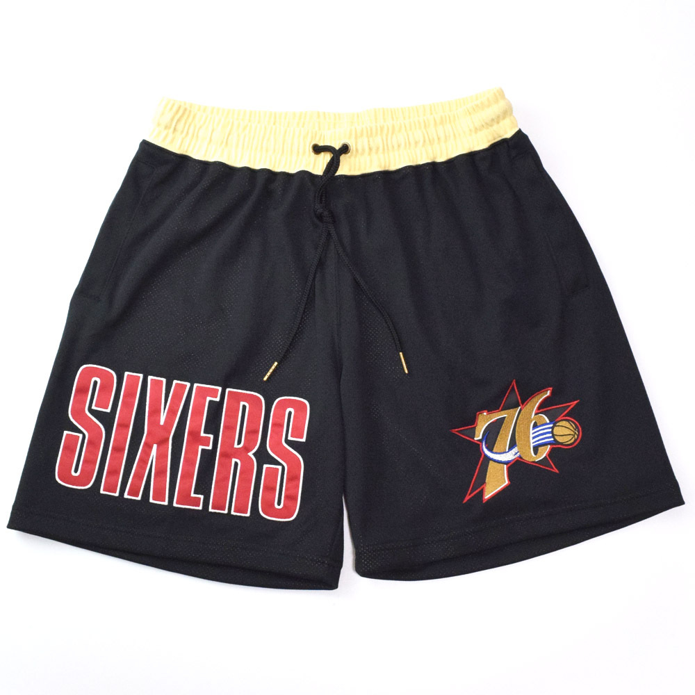 訳未使用 Mitchell&Ness ミッチェル&ネス NBA TEAM OG 2.0 FASHION SHORTS 7" VINTAGE LOGO 76ERS M ショーツ ショートパンツ_画像1