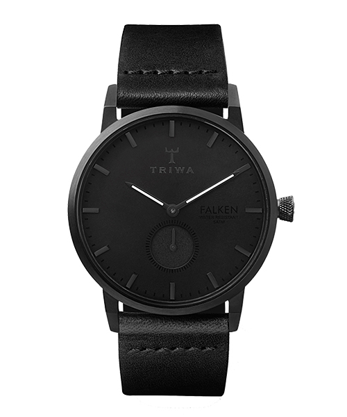 未使用品 定価27,500円 TRIWA トリワ MIDNIGHT FALKEN 腕時計 38mm ブラック FAST115-CL010101_画像6