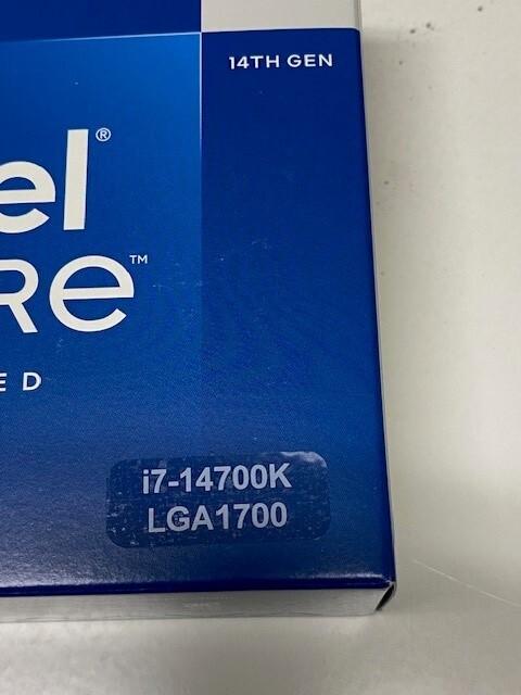 ★intel Core i7-14700K 第14世代 CPU 新品未使用未開封品の画像2