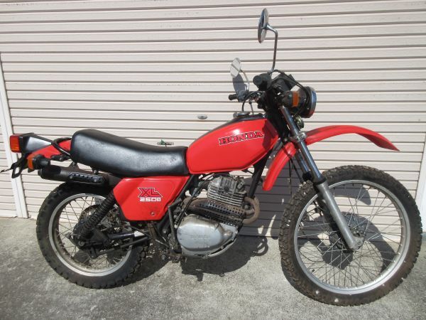 【C1747】ホンダ.XL250S.純正マフラー・エキパイ/美品 美車両!! 低走行5677km【茨城発】L250S-1021検索シルクロード250の画像10