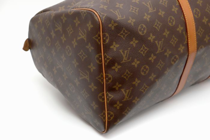 【極美品】Louis Vuitton ルイヴィトン モノグラム キーポル 55 ボストンバッグ M41424 定価約25万円の画像7