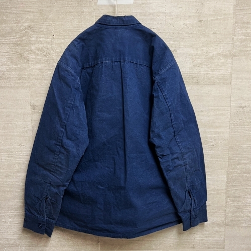  MAN-TLE マントル M-R6S1 REGULAR SHIRT コットンシャツ ブルー sizeS 【中目黒B04】の画像3