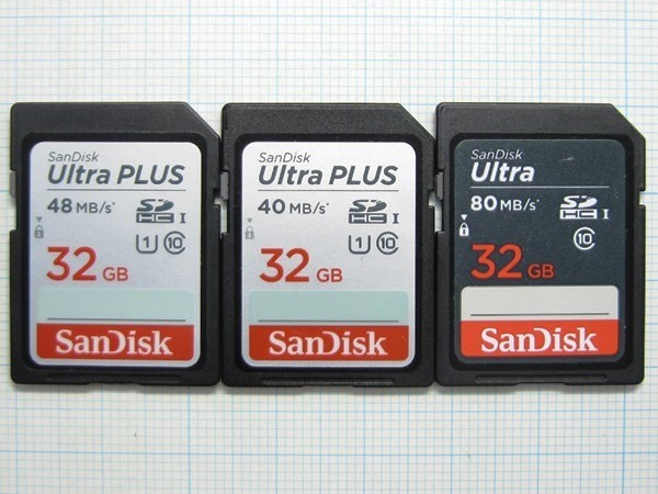 *SanDisk SDHC memory card 32GB 3 sheets used * postage 63 jpy ~