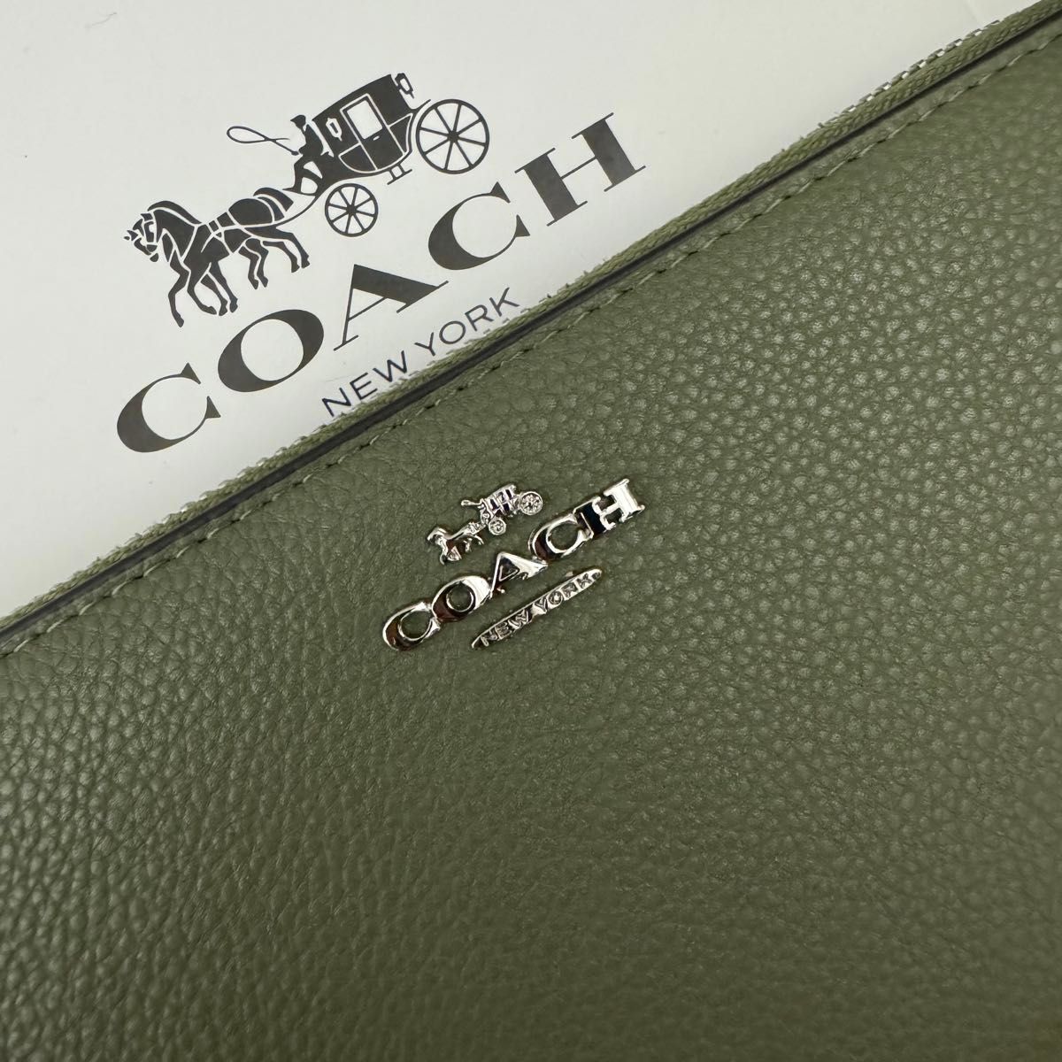 COACH コーチ 長財布 レディースのグーリン色新品財布|Yahoo COACH コーチ 長財布 レディースのグーリン色新品財布|Yahoo