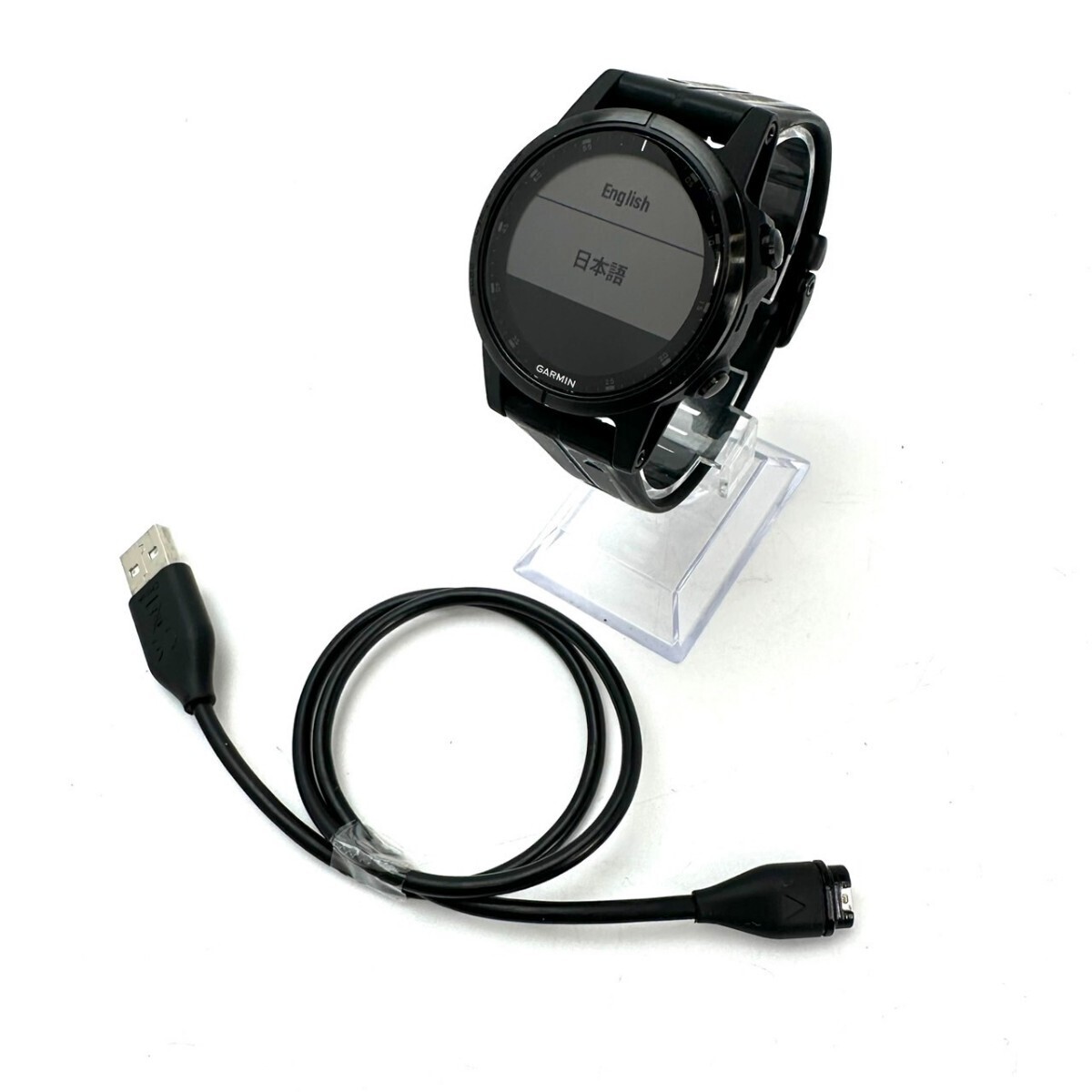 KA★1円〜 GARMIN ガーミン スマートウォッチ 腕時計 FENIX 5S PLUS マルチスポーツ GPS 通電・動作確認済みの画像1