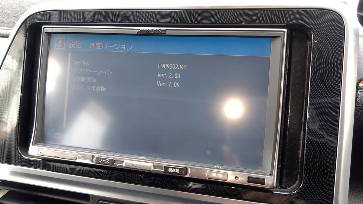 * Alpine HDD car navigation system VIE-X077 option several working properly goods!