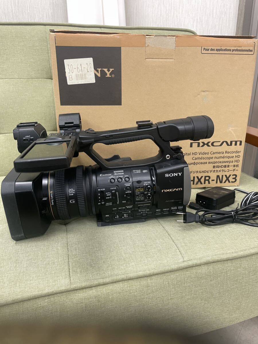 SONY HXR-NX3 通電29×10hの画像1