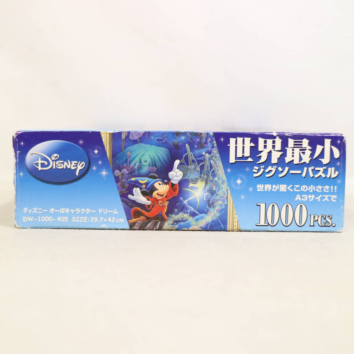 テンヨー Disney ディズニー 2000年代 1000ピース 世界最小 ジグソーパズル A3サイズ ゲーム 廃盤 レア 希少 中古 ジャンク 1_画像2