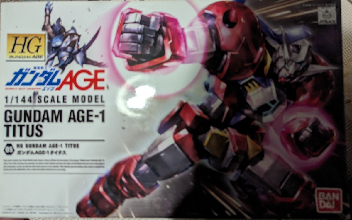  Bandai ( gun pra ) Mobile Suit Gundam AGE HG1/144[ Gundam AGE-1 Thai tas]( не собранный )* для верности б/у товар 