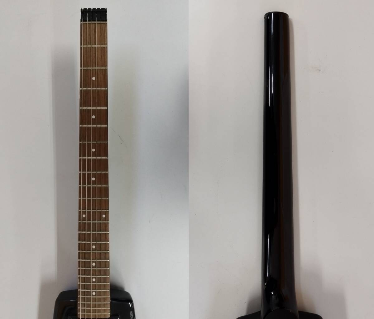 動作美品 ♪ Steinberger SPIRIT GT-PRO Deluxe エレキギター ヘッドレス スタインバーガー GTPRO DLX BLACK 黒 スピリット HSHの画像3