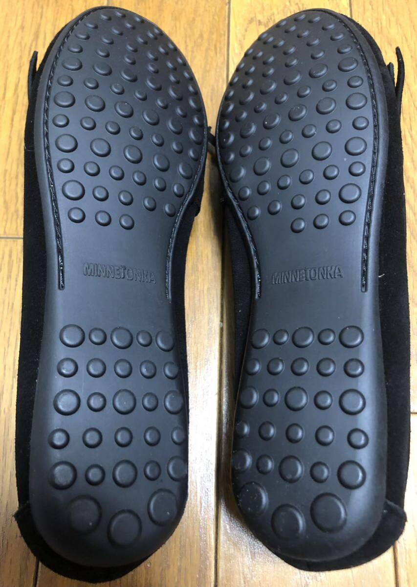 新品　MINNETONKA ミネトンカ モカシン 23cm ブラック_画像5