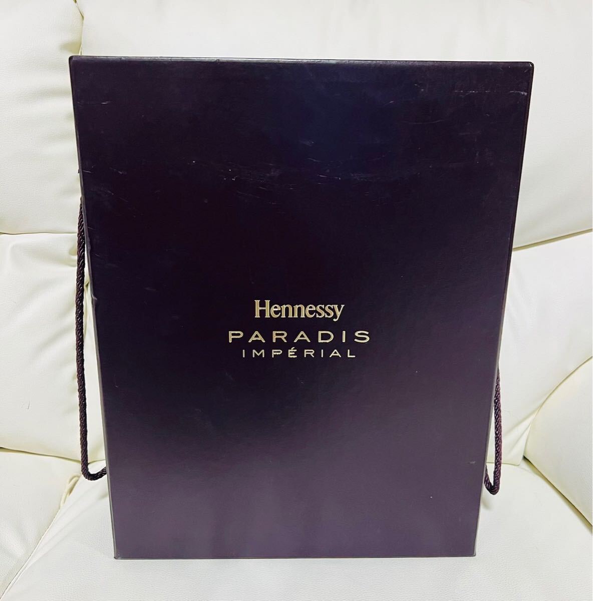 美品！Hennessy PARADIS IMPERIAL ヘネシー パラディ アンペリアル クリスタルボトル・冊子・化粧箱・外箱付き！未開封 正規輸入品の画像8