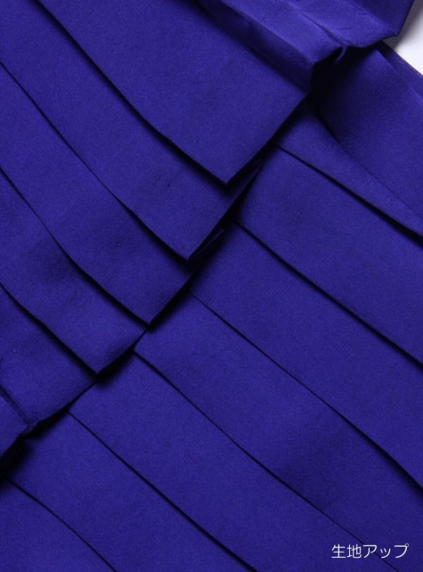 B092☆ BALLSEYのスカート ボールジー トゥモローランド 青紫系 プリーツ 台形 とろみ系 レディースボトムス トゥモローランド_画像6