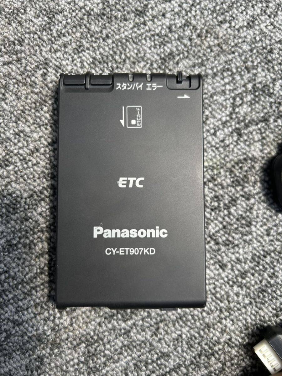 パナソニック ETC車載器 軽自動車外し CY-ET907KD Panasonic の画像2