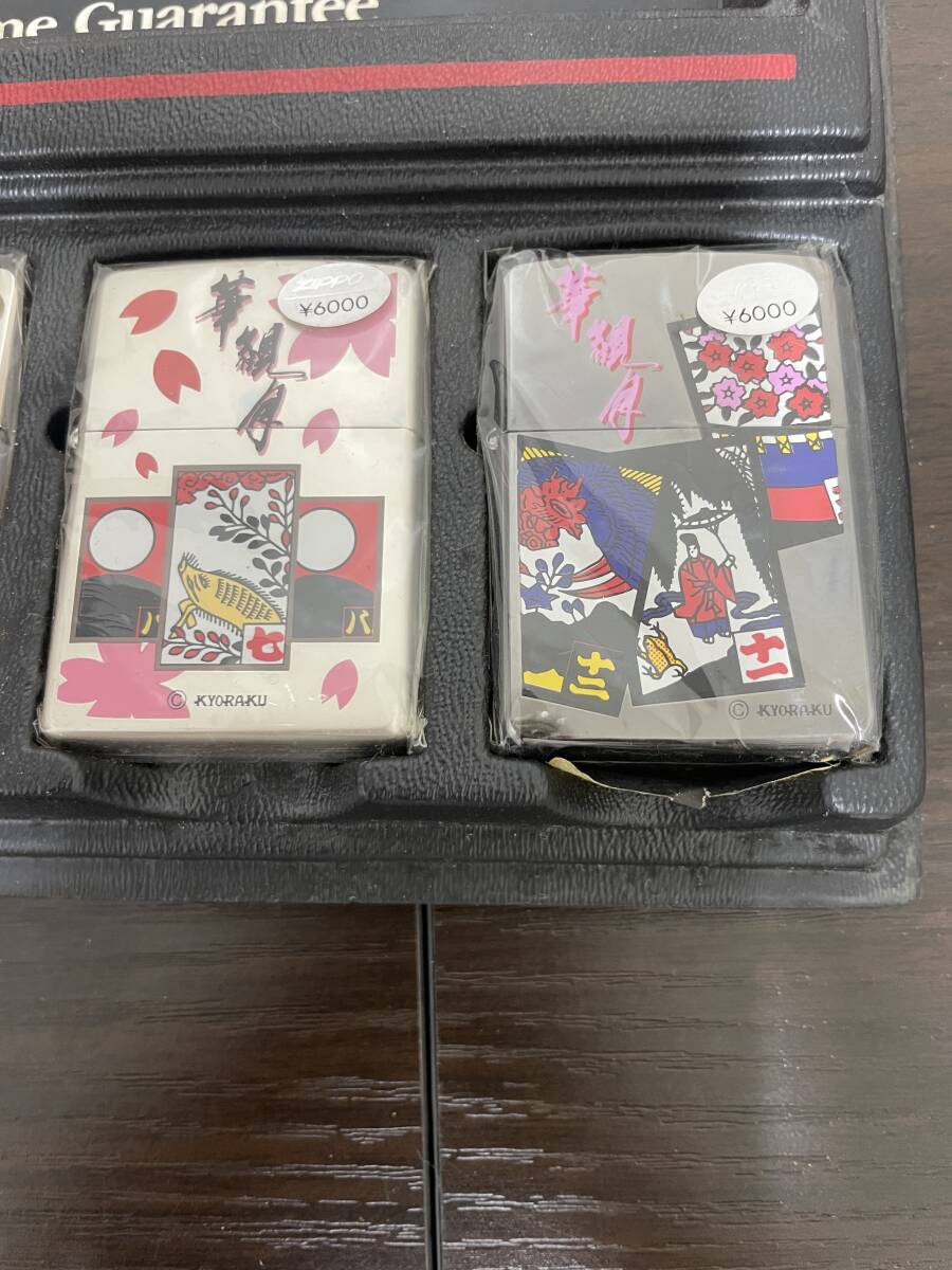 1円～新品未使用 Zippo/ジッポ オイルライター パチンコ がきデカ 華観月 7個セット 喫煙具 喫煙グッズ 台紙付きの画像5