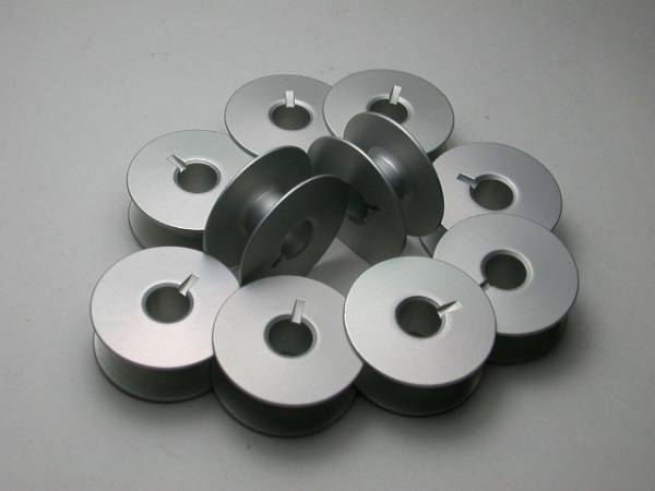  industry for sewing machine exclusive use aluminium bobbin 10 piece together [ liquidation price ]