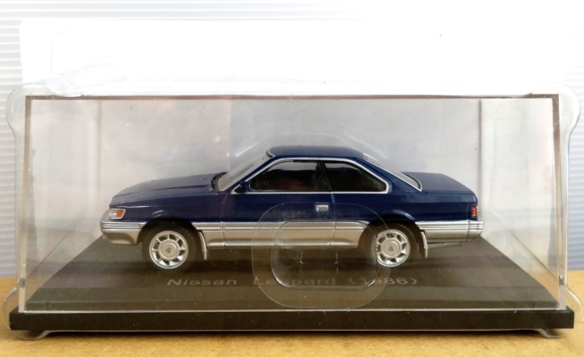 新品 未開封 日産 レパード 1986年 アシェット 国産名車コレクション 1/43 ノレブ/イクソ 旧車 ミニカー A9の画像1
