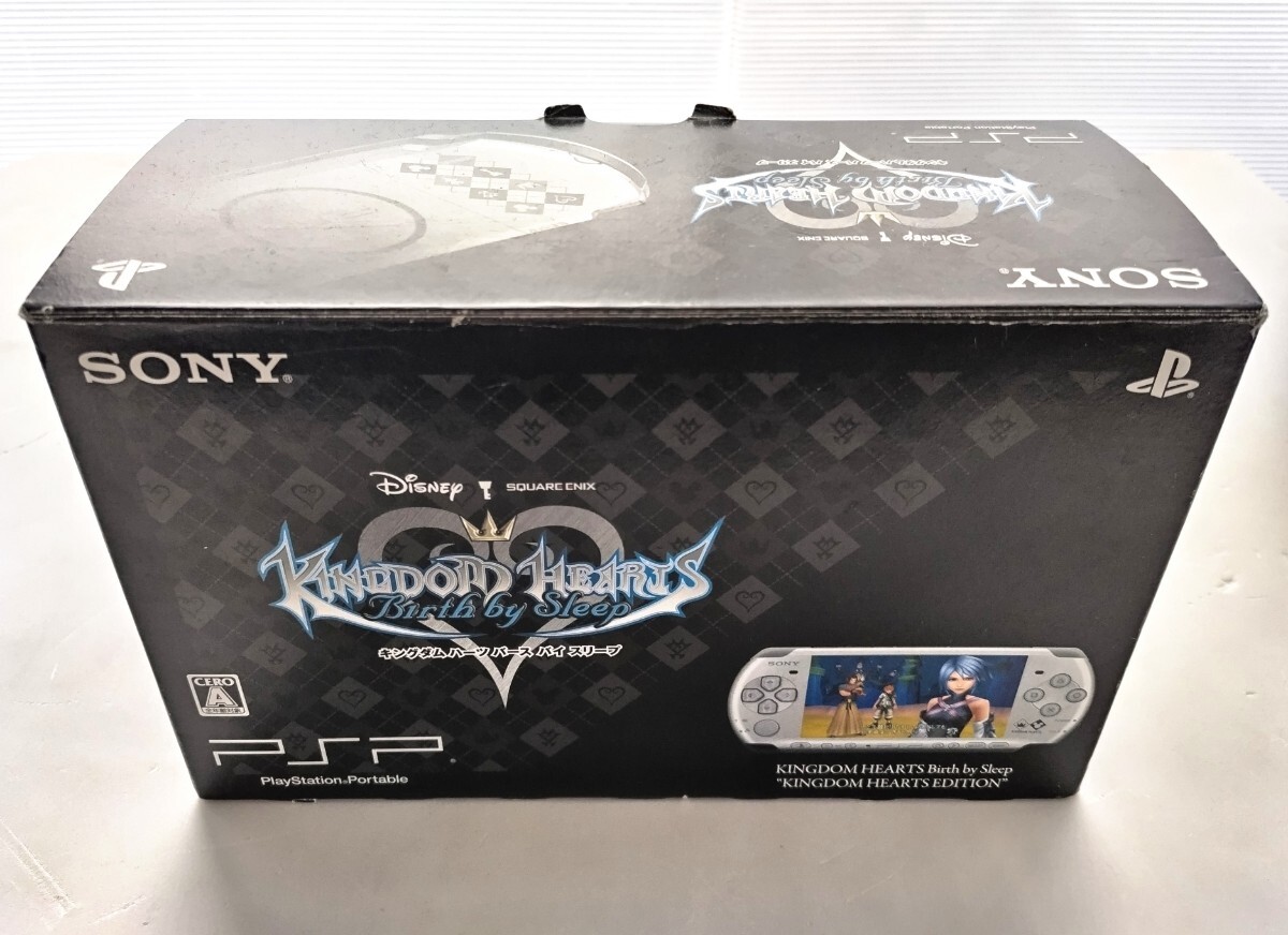 Sony PSP 3000 Kingdom Hearts Birth By Sleep Limited Edition w/Box,Game soft  - Picture 1 of 7