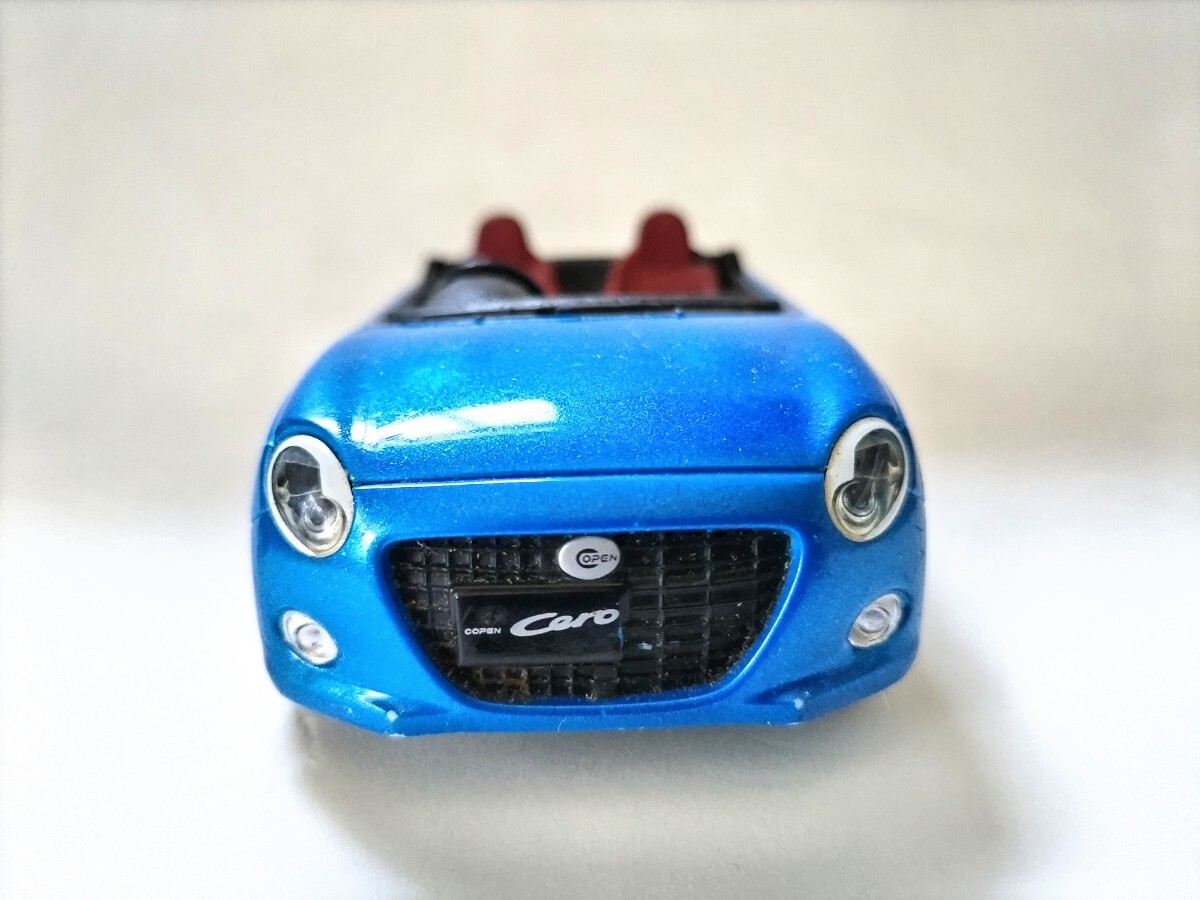 非売品 ダイハツ コペン セロ カラーサンプル ブルー プルバックカー ミニカーの画像3