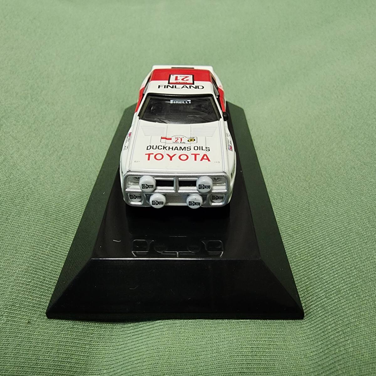 送料無料★WRC ミニカー CM's 1/64 ラリーカーコレクション トヨタ セリカ ツインカムターボ 1985 サファリ_画像2