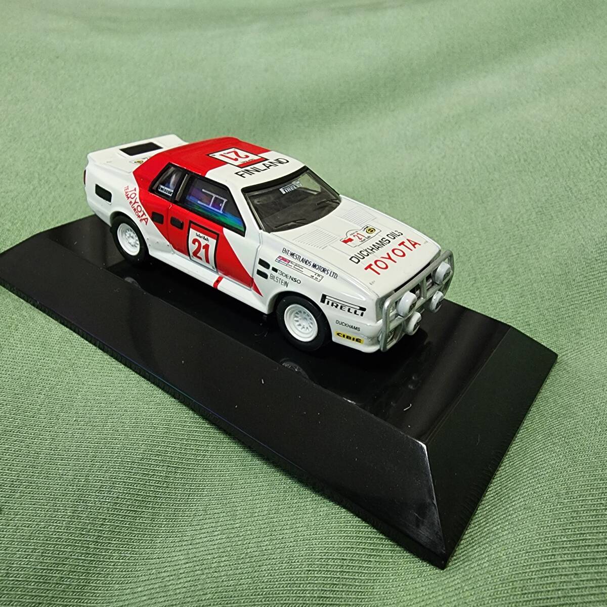 送料無料★WRC ミニカー CM's 1/64 ラリーカーコレクション トヨタ セリカ ツインカムターボ 1985 サファリ_画像3