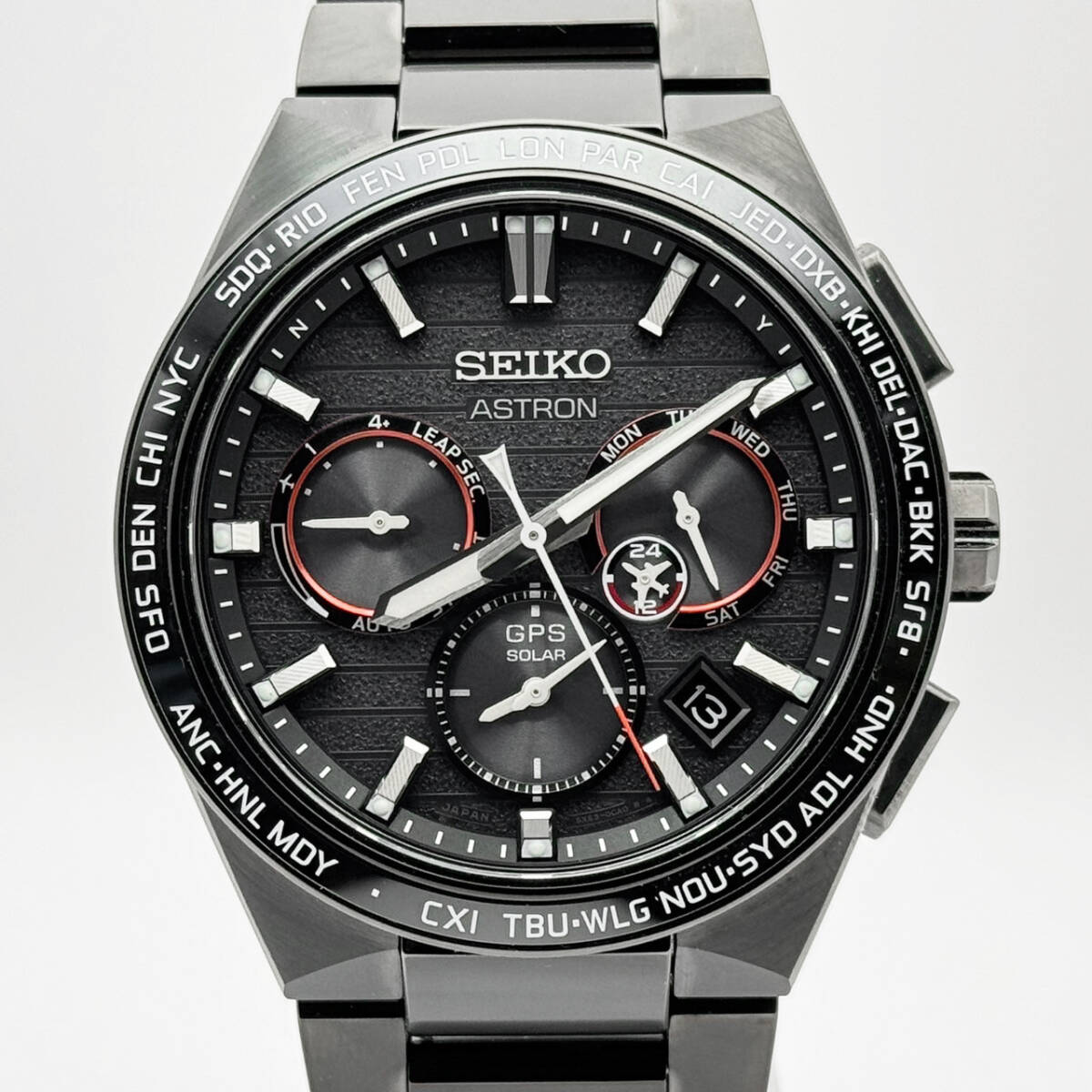 新品同様 500本限定 SEIKO ASTRON セイコーアストロン NEXTER ネクスター JAL国際線就航70周年記念 SBXC149 5X53-0CJ0 猩々緋 正規品