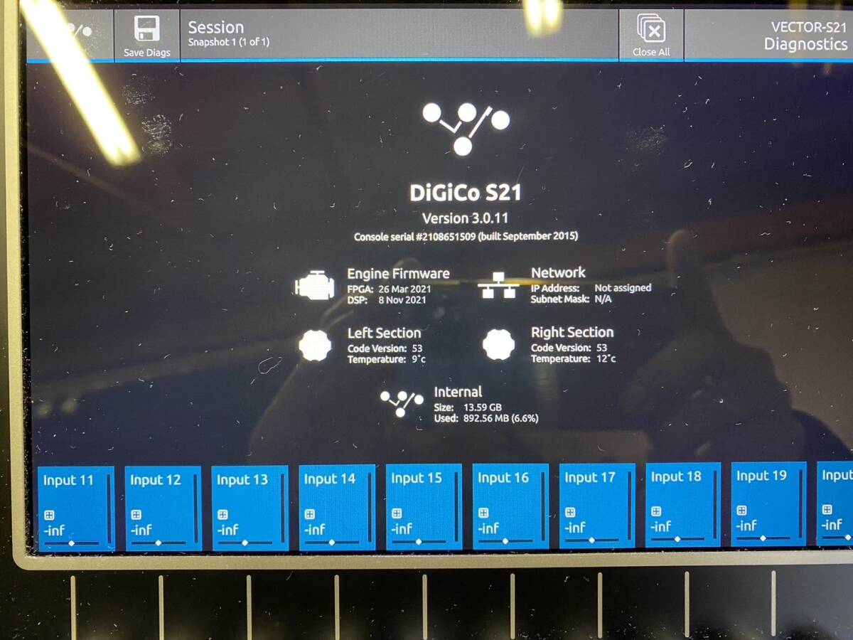 digico S21 Drack ケース付き デジタルミキサーの画像4