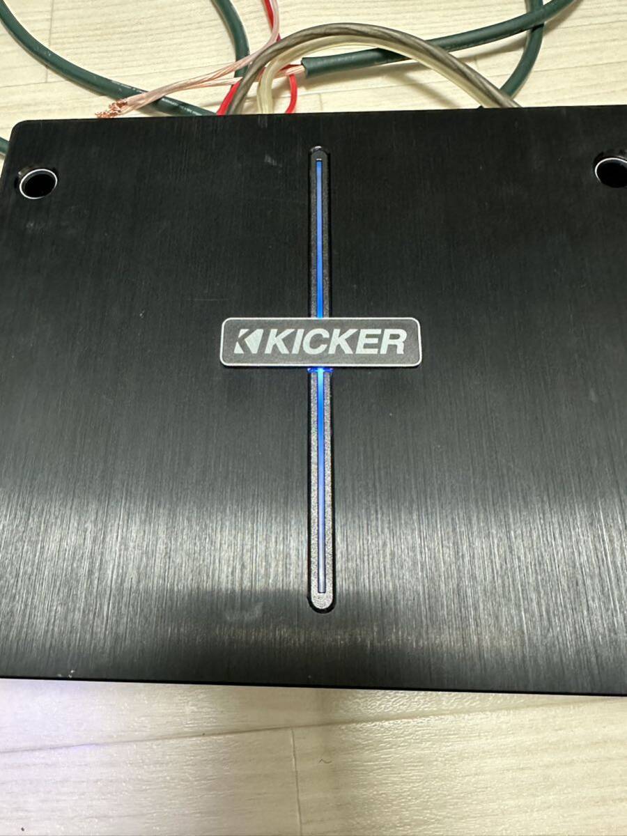 KICKER キッカー IQ500.4 最上級モデル 定価18万 DSP内蔵 アンプ パワフル 正規品 動作確認済 検ROCKFORD FOCAL JL DIATONE即決送料無料の画像6