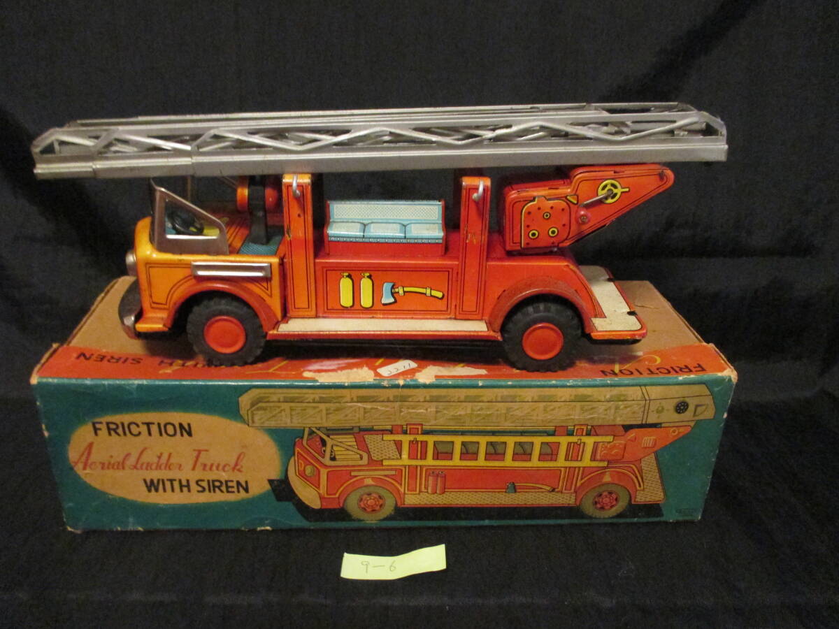 100%正規品 Yahoo!オークション - 9-6 ビンテージ 日本製 1960年代 消防梯子 自動車