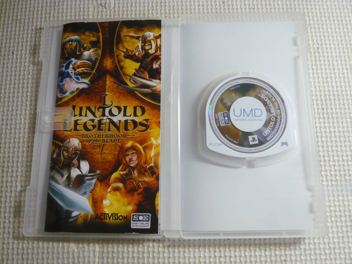 海外版PSPソフト《Untold Legends: Brotherhood of the Blade》中古_画像2