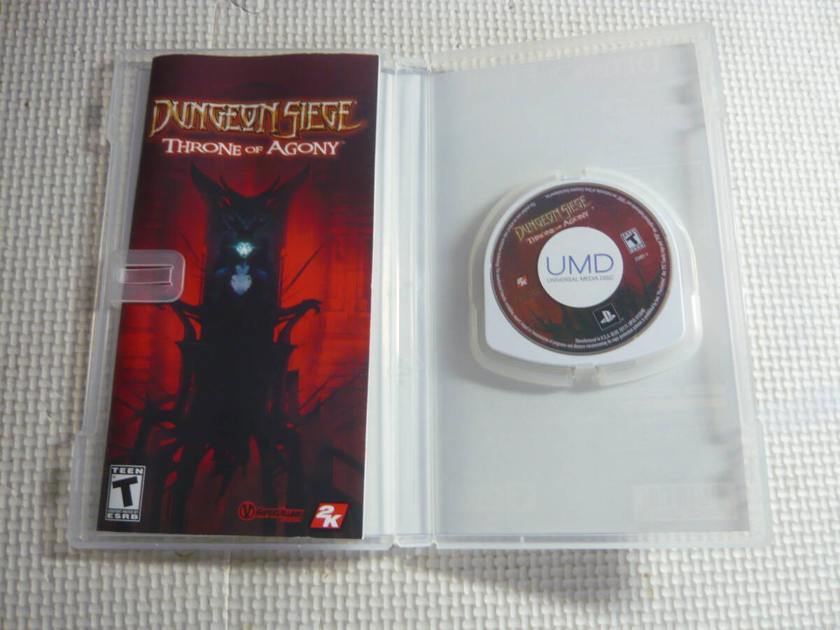 海外版PSP《Dungeon Siege: Throne of Agony》中古の画像2