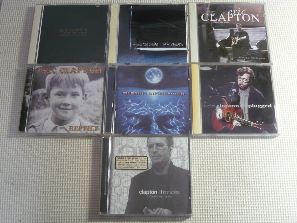 レ　CD7枚セット■エリック・クラプトン　ERIC CLAPTON　色々まとめ　中古_画像1