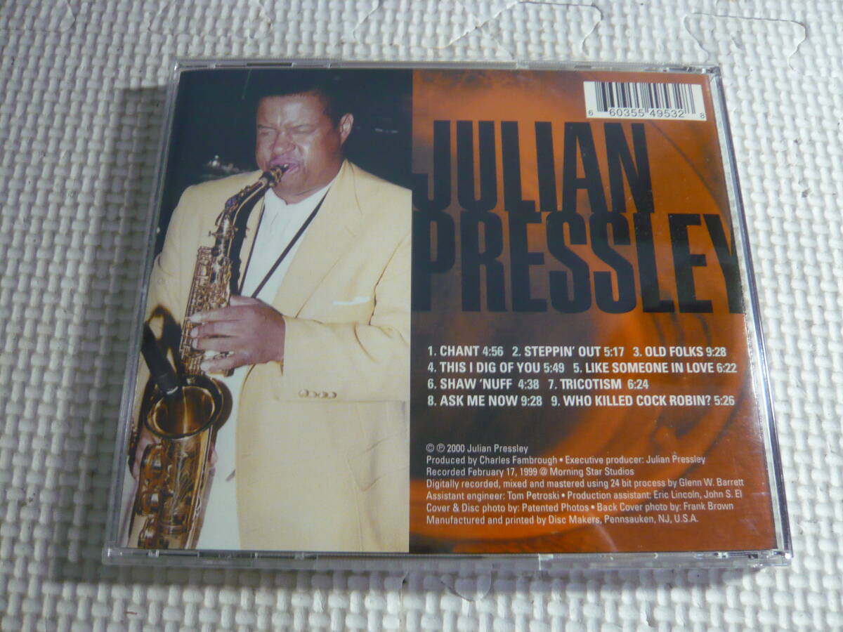 CD☆JULIAN　PRESSLEY/STEPPIN'OUT☆中古