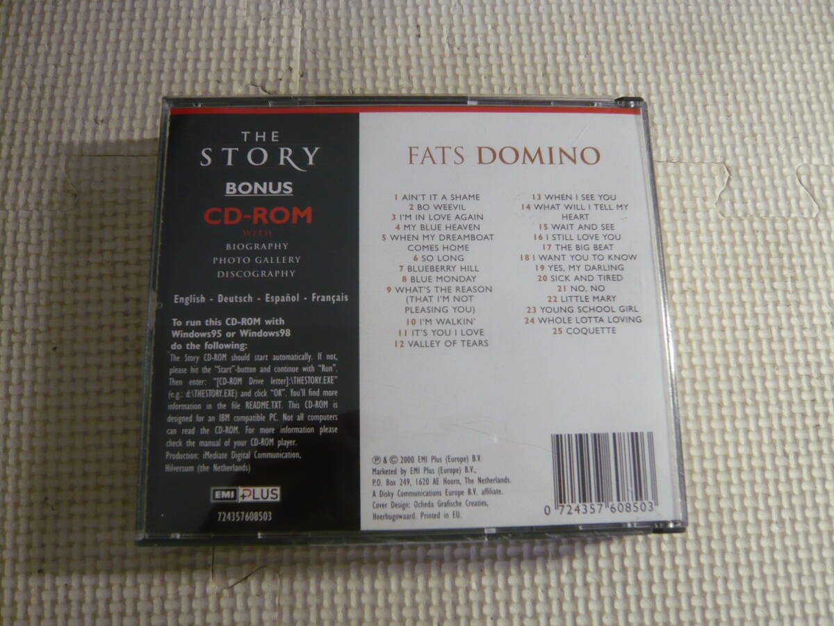  レ　CD+PCソフト[FATS DOMINO THE STORY]中古_画像4