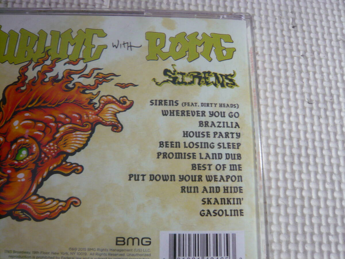 CD《Sublime With Rome/Sirens》中古の画像3
