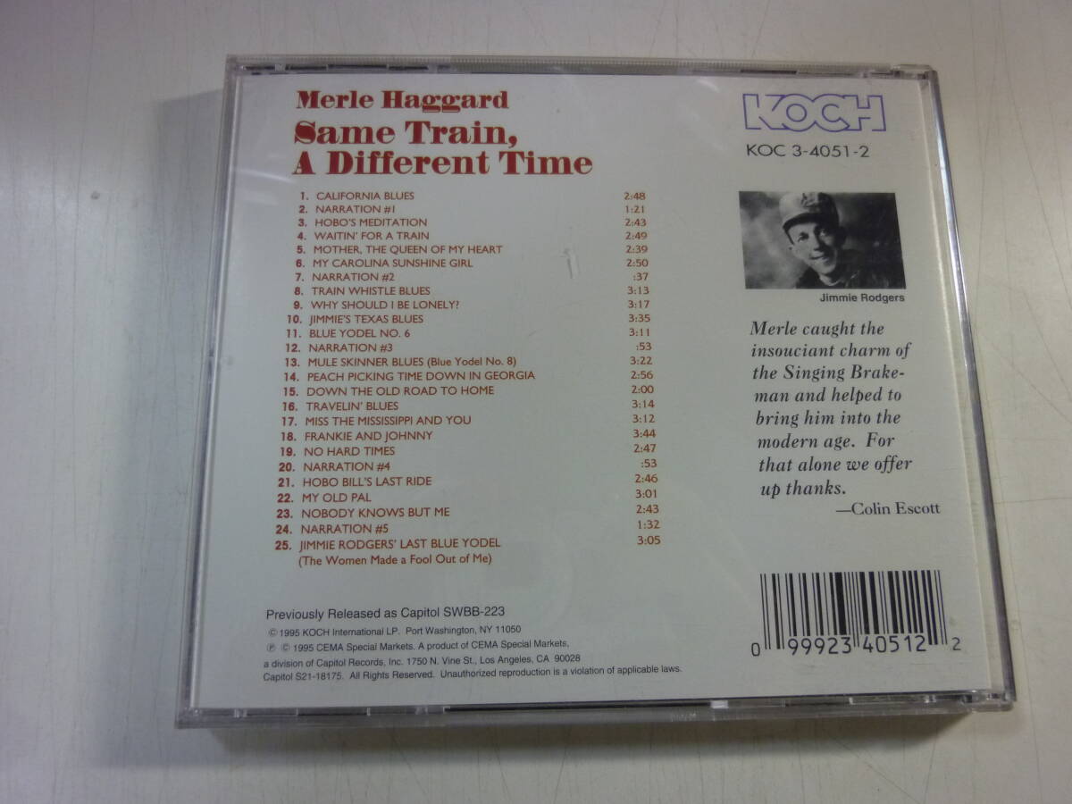 CD[Merle Haggard:Same Train,A Different Time]中古_画像3
