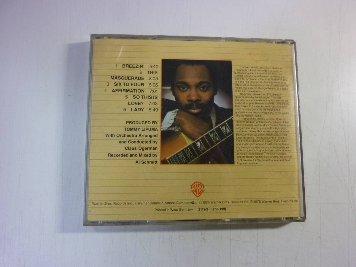 CD[GEORGE BENSON:BREEZIN]中古_画像3