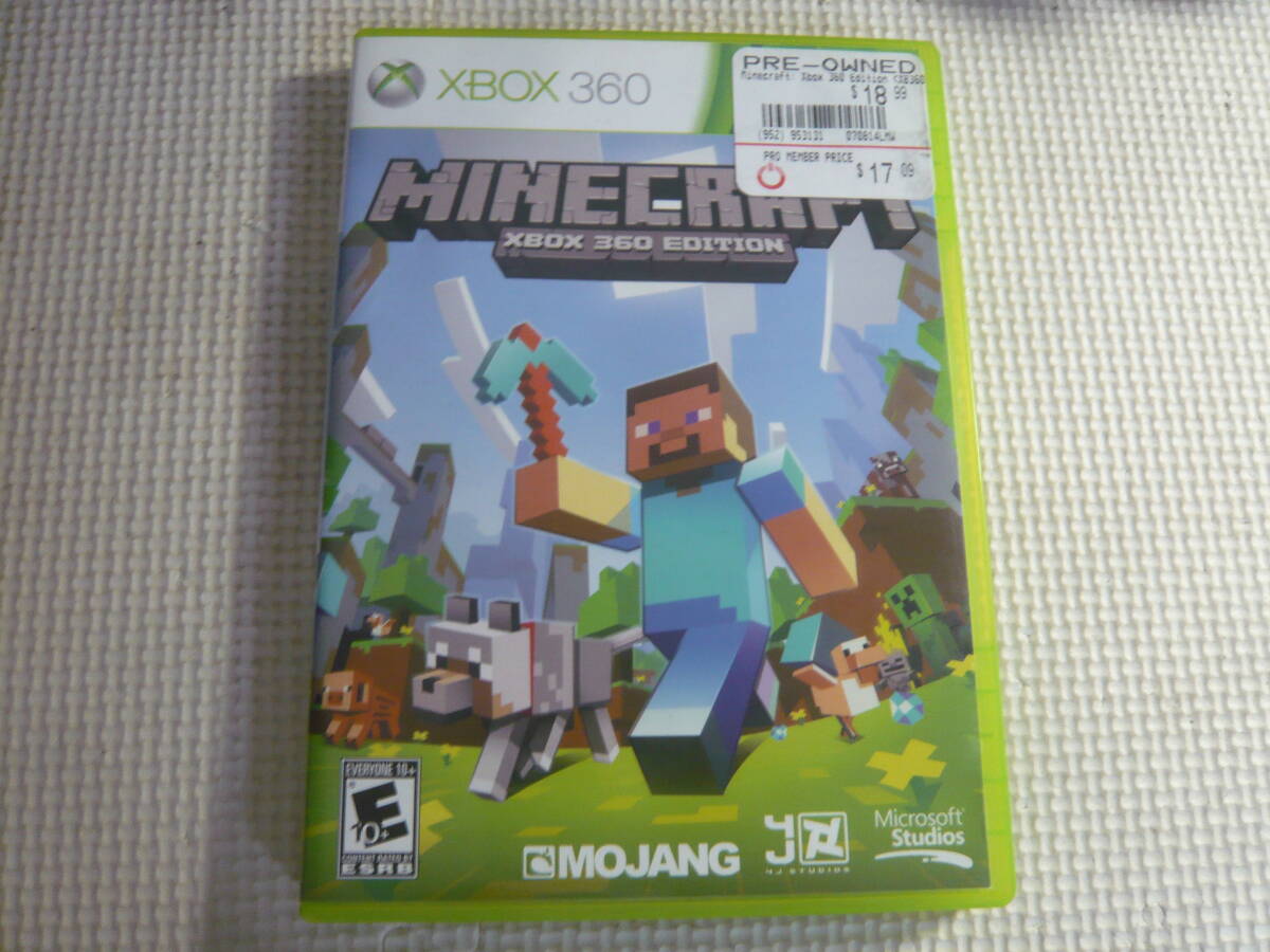 海外版XBOX 360ソフト《MINECRAFT》中古の画像1