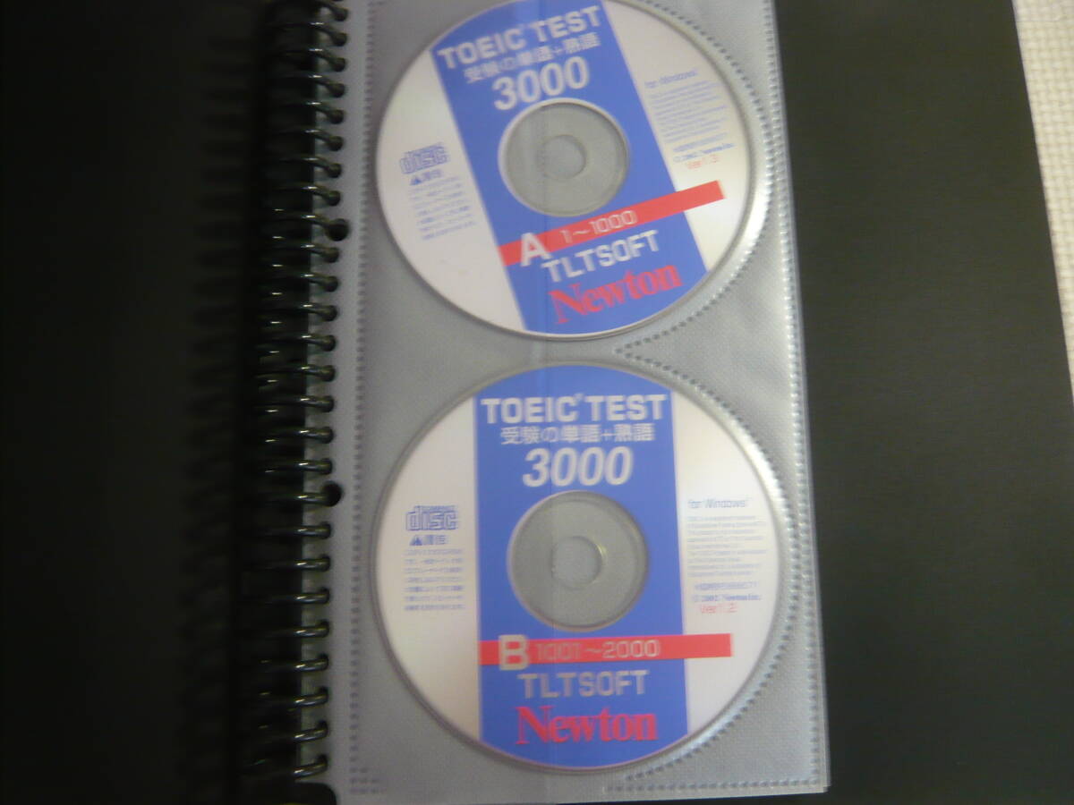 レ　CD15枚組《Newton TLT SOFT 　TOEIC TEST 受験の単語+熟語3000　他》中古　１０_画像2