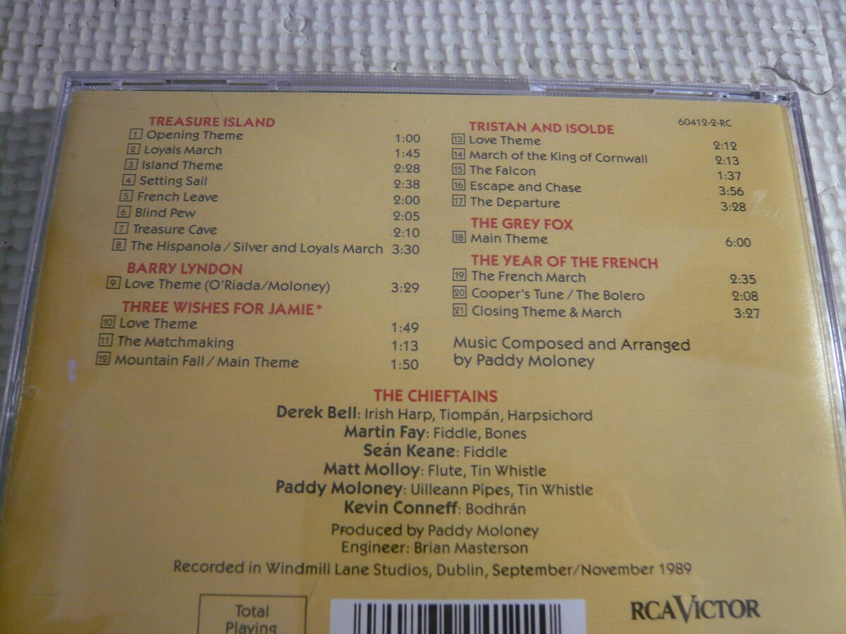 CD《CHIEFTAINS - REEL MUSIC FILM SCORES》中古_画像3