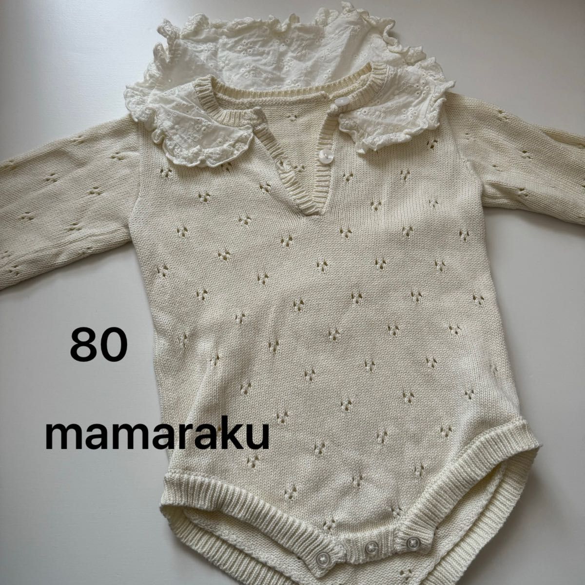 バースデイ birthday mamaraku ママラク ロンパース 80 子供服 ベビー服 キッズ 長袖