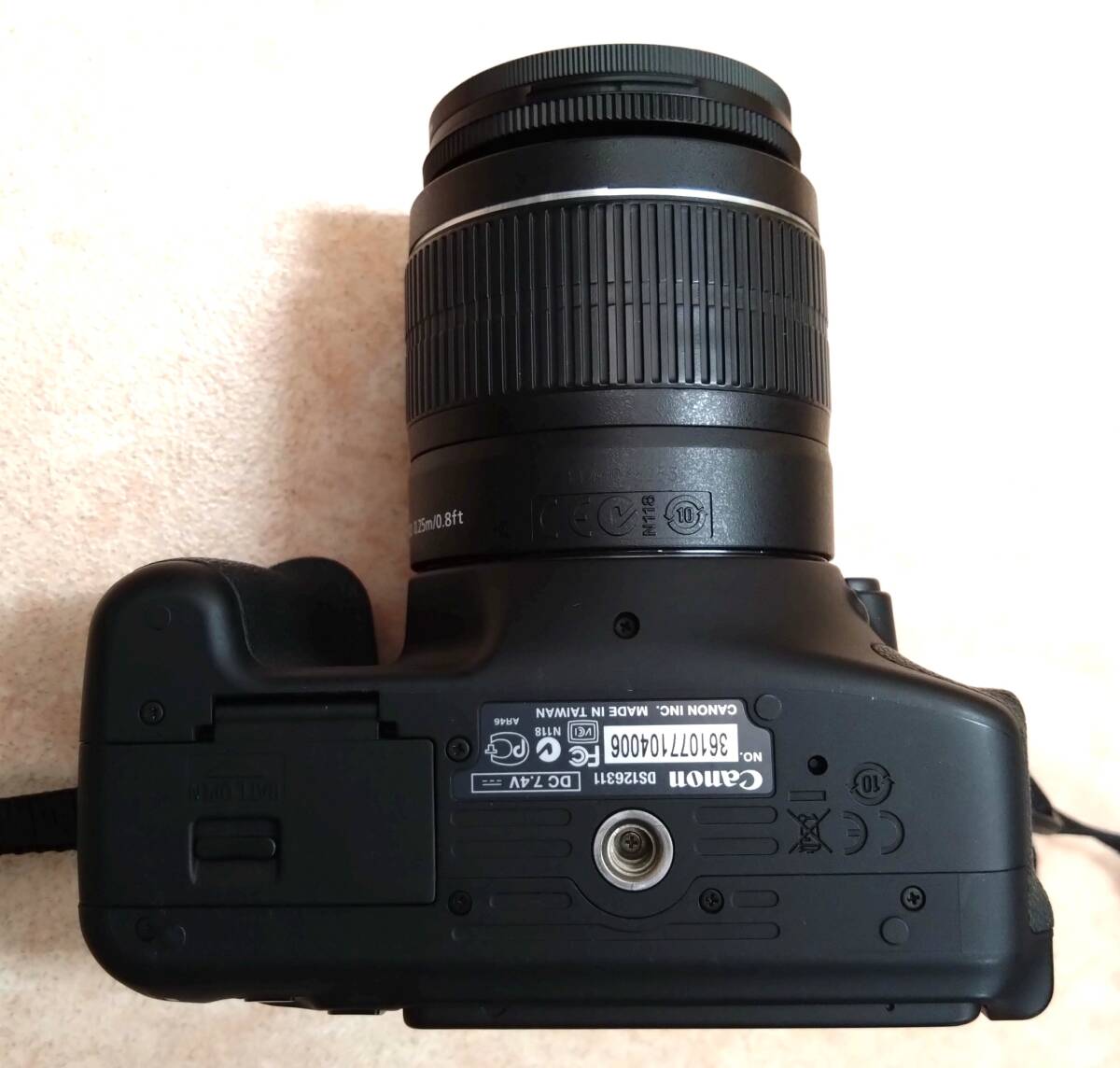 ◇ 美品 キヤノン Canon EOS Kiss X5 デジタル一眼レフカメラ EF-S 18-55mm 1:3.5-5.6 IS II 充電器 取説書 収納バッグ付き ◇の画像5