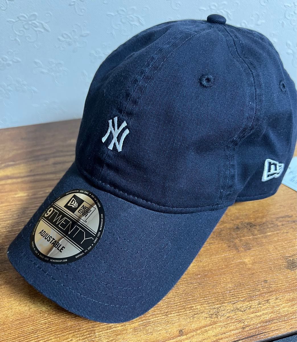 NEW ERA  GLR 9TWENTY ミニ NY ロゴ ベースボール キャップ  ネイビー　ニューエラ