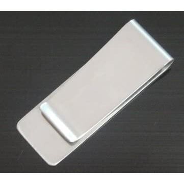 マネークリップ シンプル シルバーメタルミラー プレーンタイプ スマートペーパークリップ カードクリップ トラベルグッズ シルバーの画像4